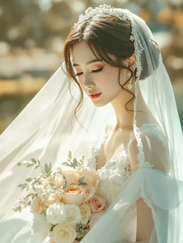 先婚后爱：契约新娘封面 - 黄豆AI先婚后爱